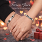Occhi Miei® Couple Bracelet Set – Matching Personalized Eye Bracelets from Your Photos