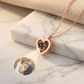 Il Mio Cuore® Photo Projection Necklace – Personalized Heart Necklace with Hidden Photo