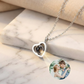 Il Mio Cuore® Photo Projection Necklace – Personalized Heart Necklace with Hidden Photo