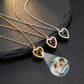 Il Mio Cuore® Photo Projection Necklace – Personalized Heart Necklace with Hidden Photo